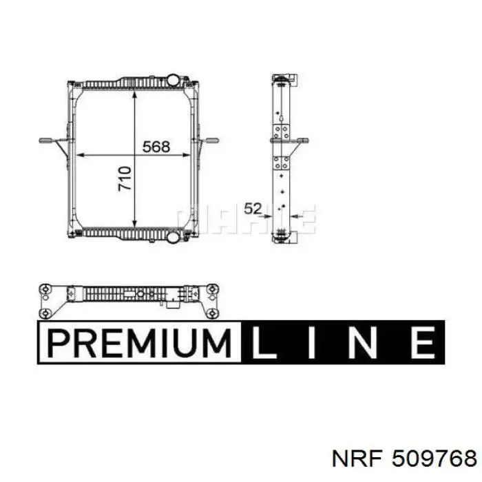 Радіатор D7RV014TT Thermotec