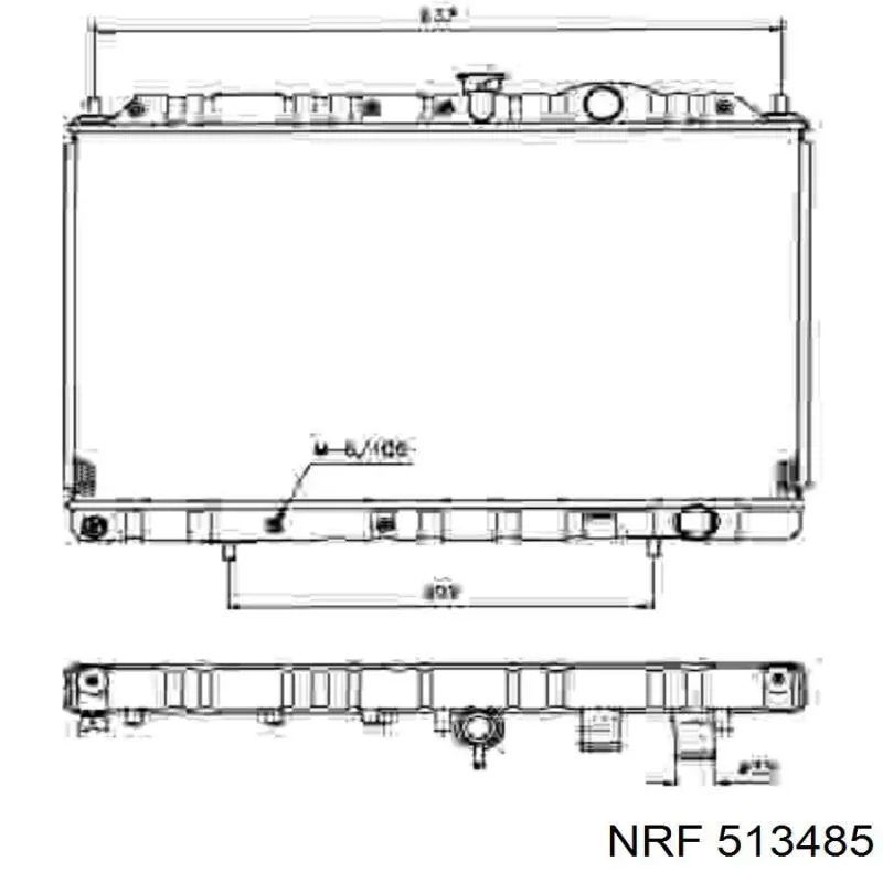 Радіатор основний Mitsubishi MB845810 ціна, від 55.40 USD