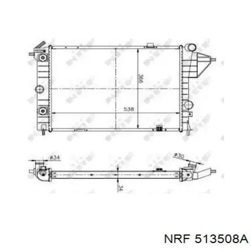 Радіатор охолодження Magneti Marelli BM1898