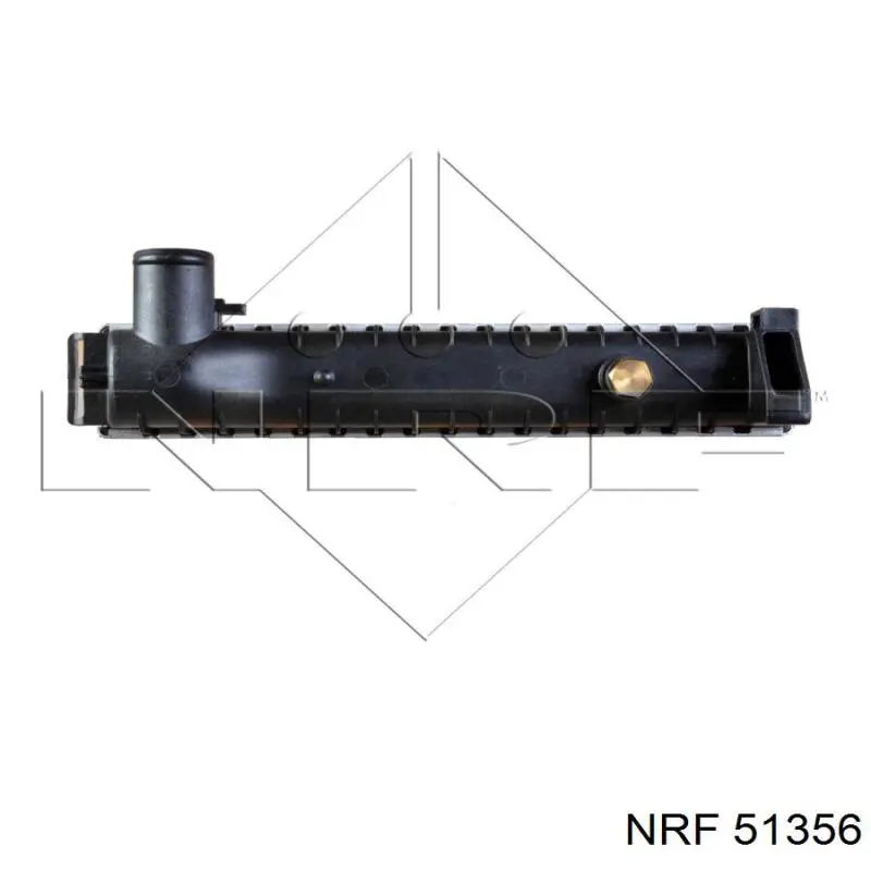 Купити 51356 NRF Радіатор двигуна