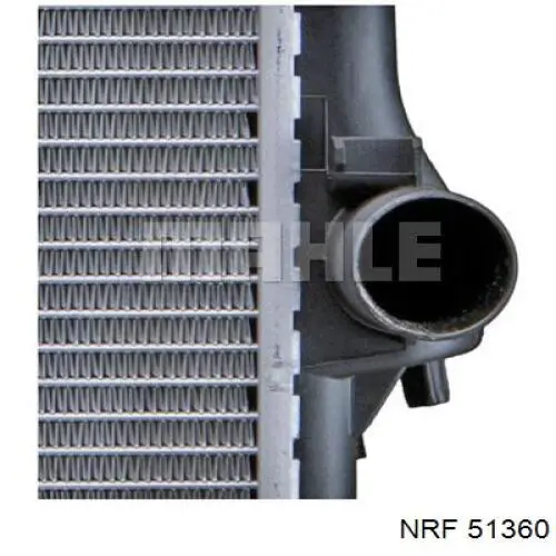 Радіатор 51360 NRF