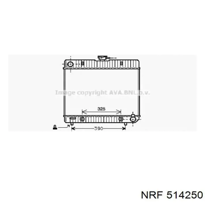 Купити A1235011201 Mercedes Радіатор двигуна