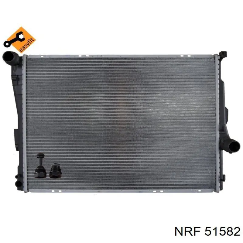 51582 NRF радіатор охолодження двигуна