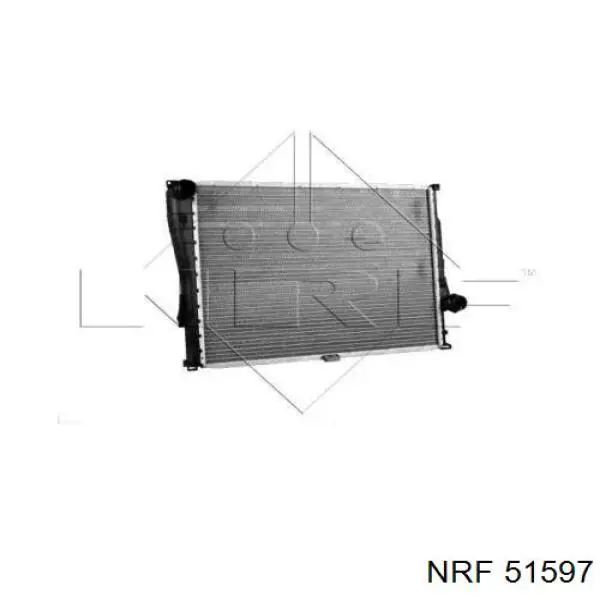 51597 NRF радіатор охолодження двигуна