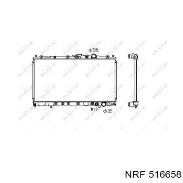 Радіатор основний Mitsubishi Space Wagon II мінівен (N3W, N4W) (1991 - 2000) ціна, від 52.00 USD