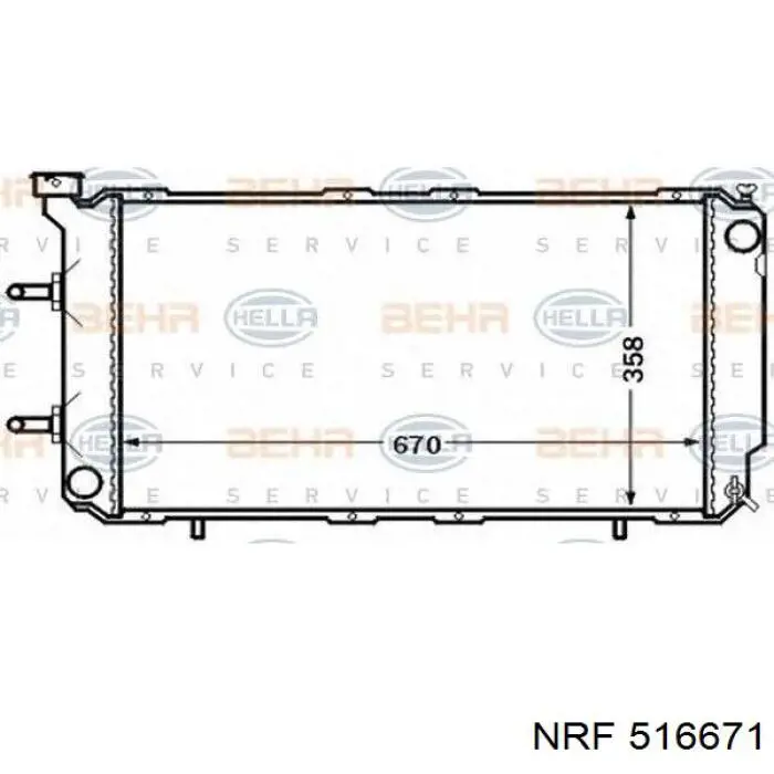 Радіатор основний Subaru 45199AA120 ціна, від 27.75 USD