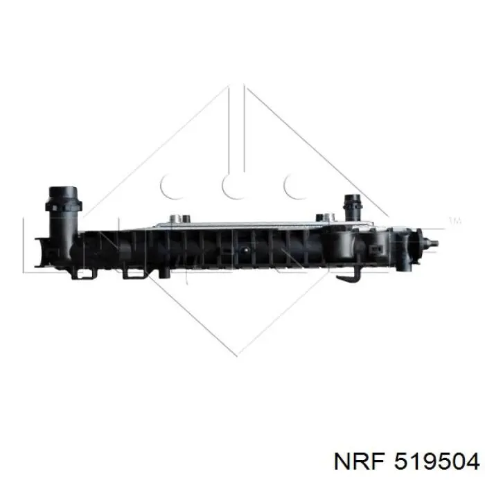 519504 NRF радіатор охолодження двигуна