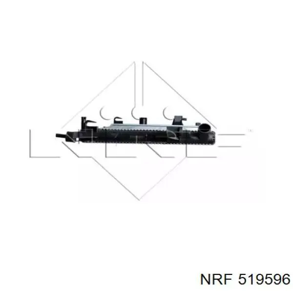 519596 NRF радіатор охолодження двигуна