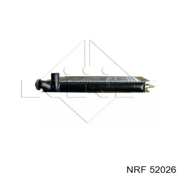 52026 NRF Радіатор охолодження двигуна