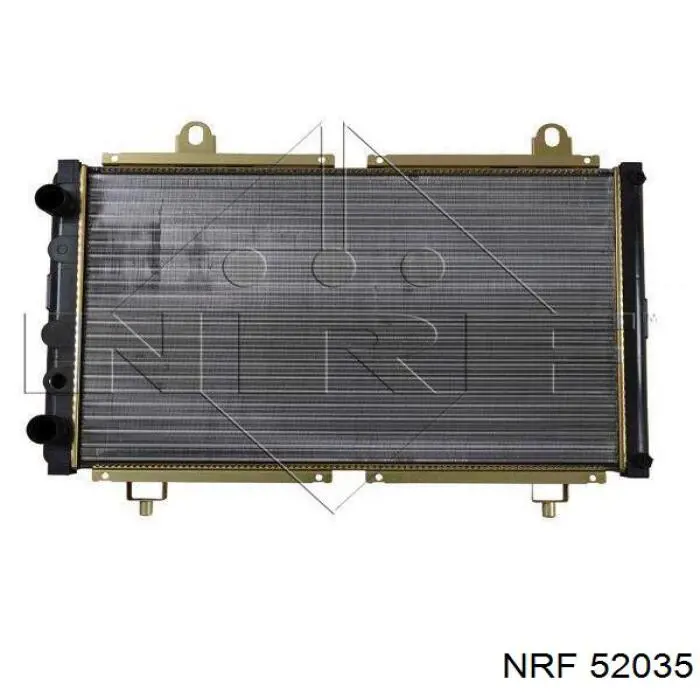 52035 NRF Радіатор охолодження двигуна