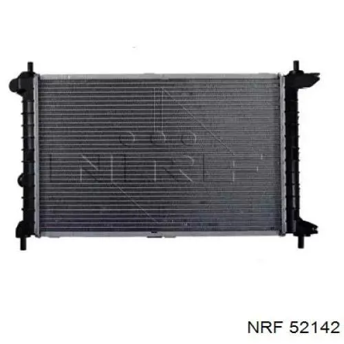 52142 NRF Радіатор охолодження двигуна