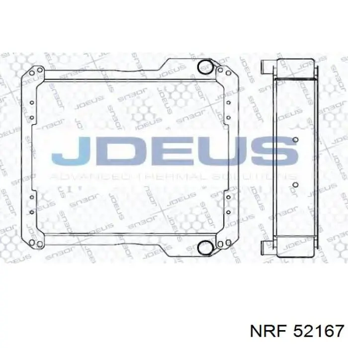 Радіатор охолодження NRF 52167