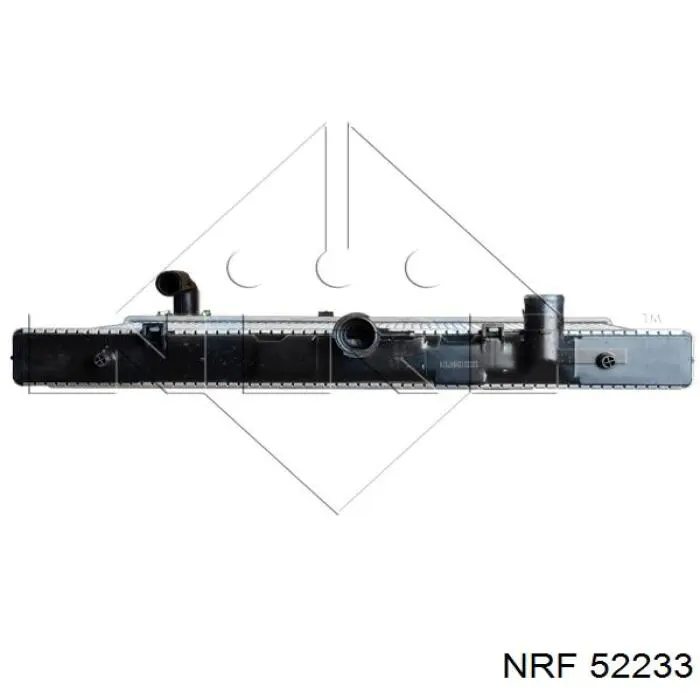 52233 NRF Радіатор охолодження двигуна