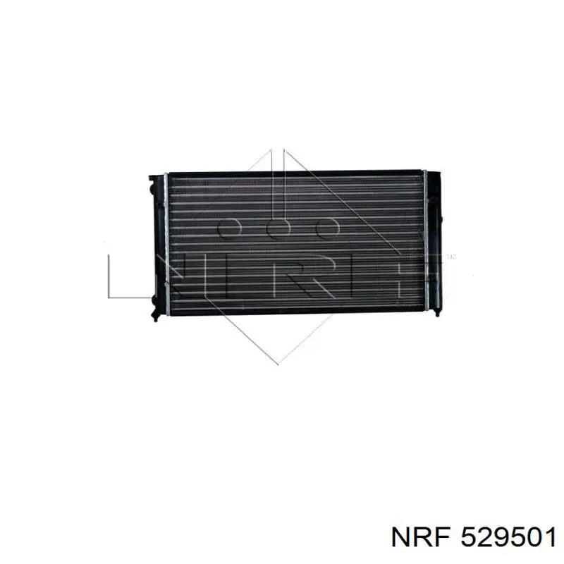 529501 NRF радіатор охолодження двигуна