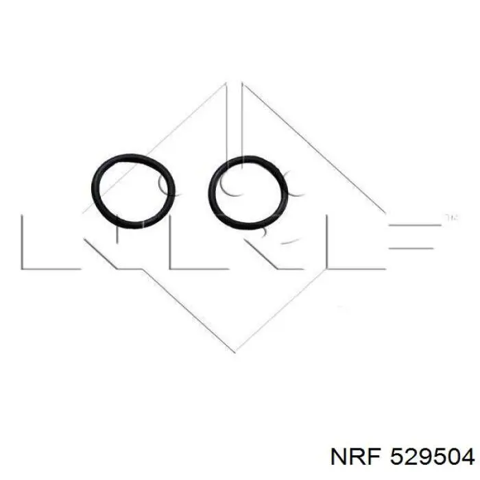 Радіатор основний NRF 529504 ціна, від 70.78 USD