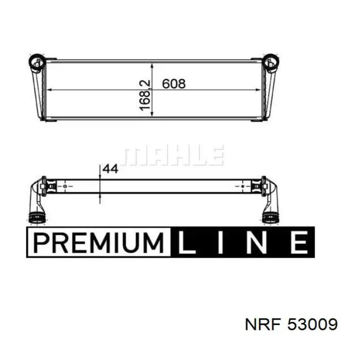 Радіатор основний NRF 53009 ціна, від 618.57 USD