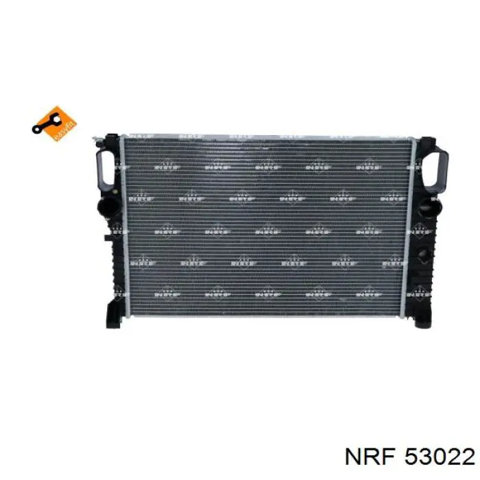 53022 NRF Радіатор охолодження двигуна
