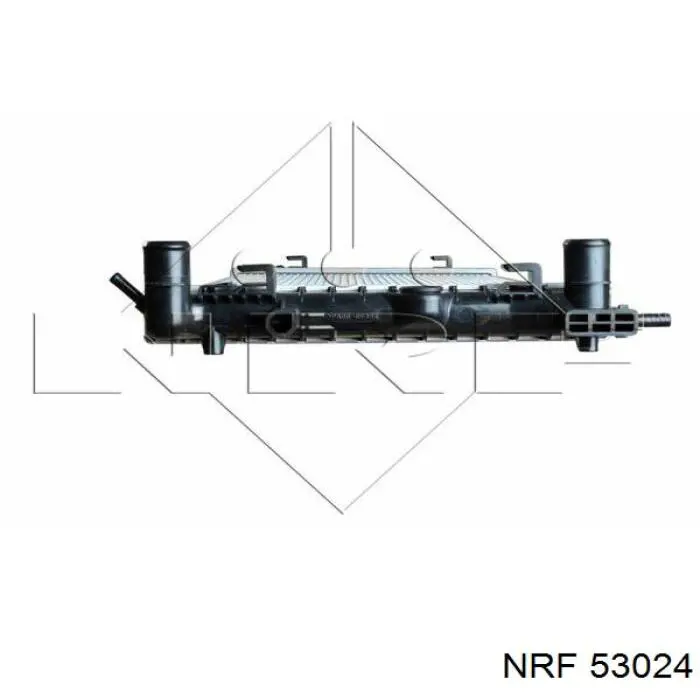 53024 NRF радіатор охолодження двигуна