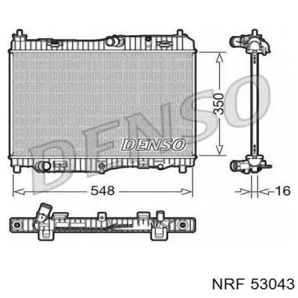 Радіатор 8V518005FD Ford