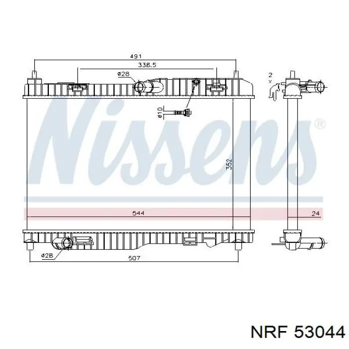 Радіатор основний Asam 79773 ціна, від 61.80 USD