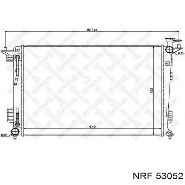Радіатор 53052 NRF