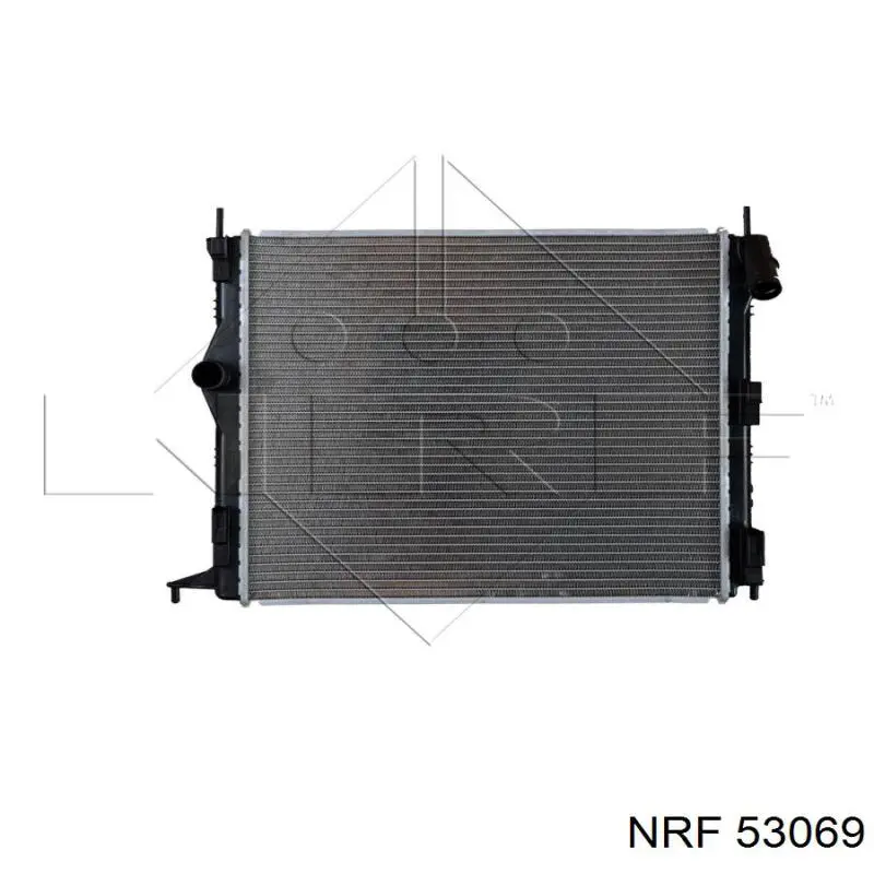 53069 NRF радіатор охолодження двигуна
