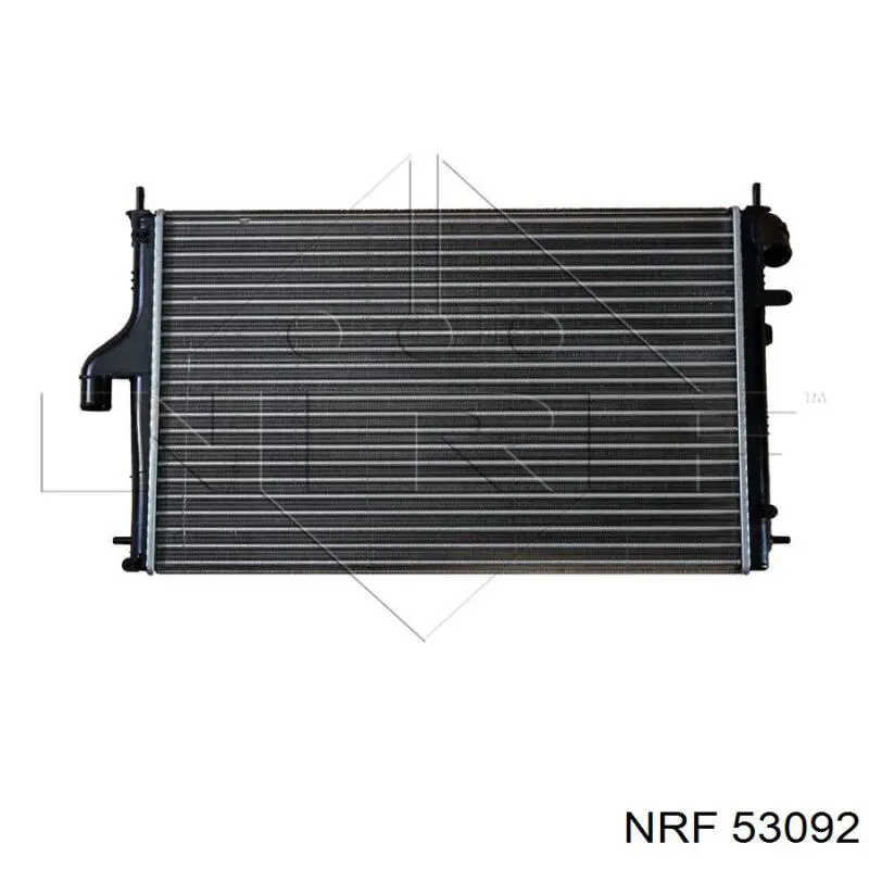 53092 NRF радіатор охолодження двигуна