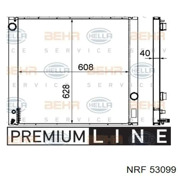 Радіатор основний NRF 53099 ціна, від 208.94 USD
