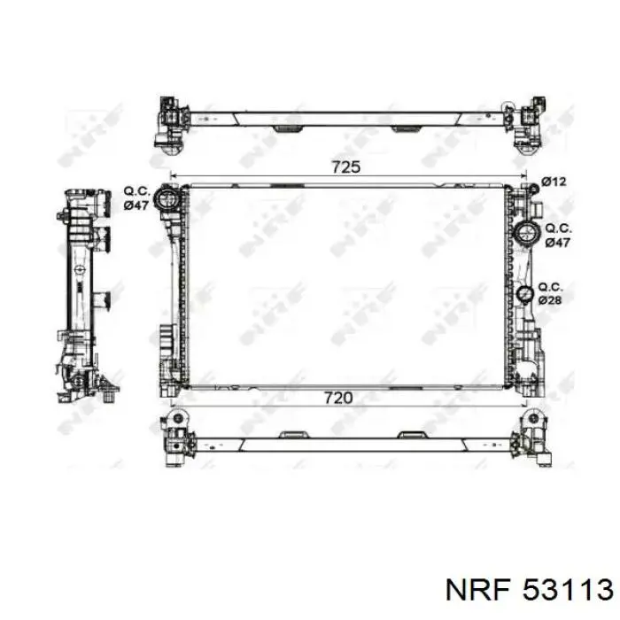 Радіатор RA67167 Signeda