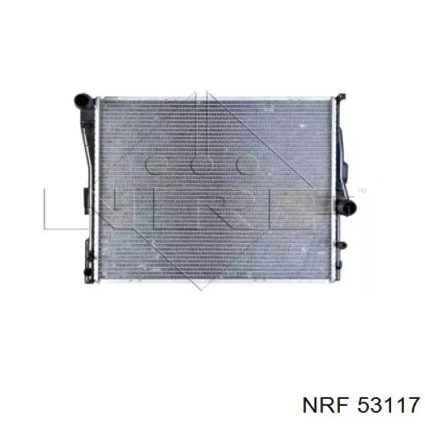 53117 NRF радіатор охолодження двигуна