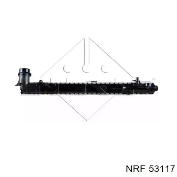 53117 NRF Радіатор охолодження двигуна