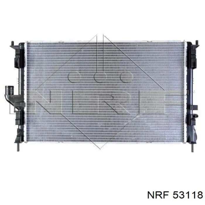 53118 NRF радіатор охолодження двигуна
