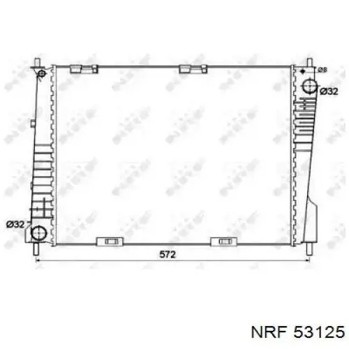 Радіатор основний Renault (RVI) 8200468913 ціна, від 89.11 USD