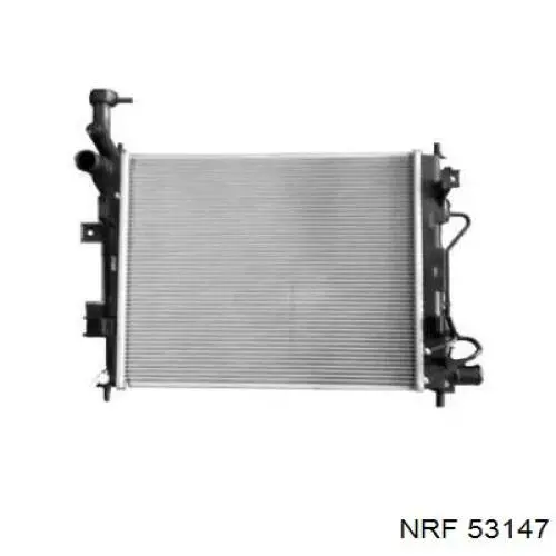 53147 NRF радіатор охолодження двигуна