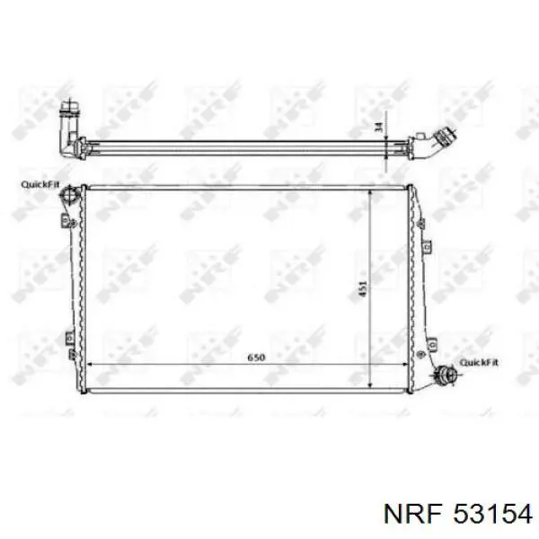 Радіатор основний Tempest TP1565285 ціна, від 111.06 USD