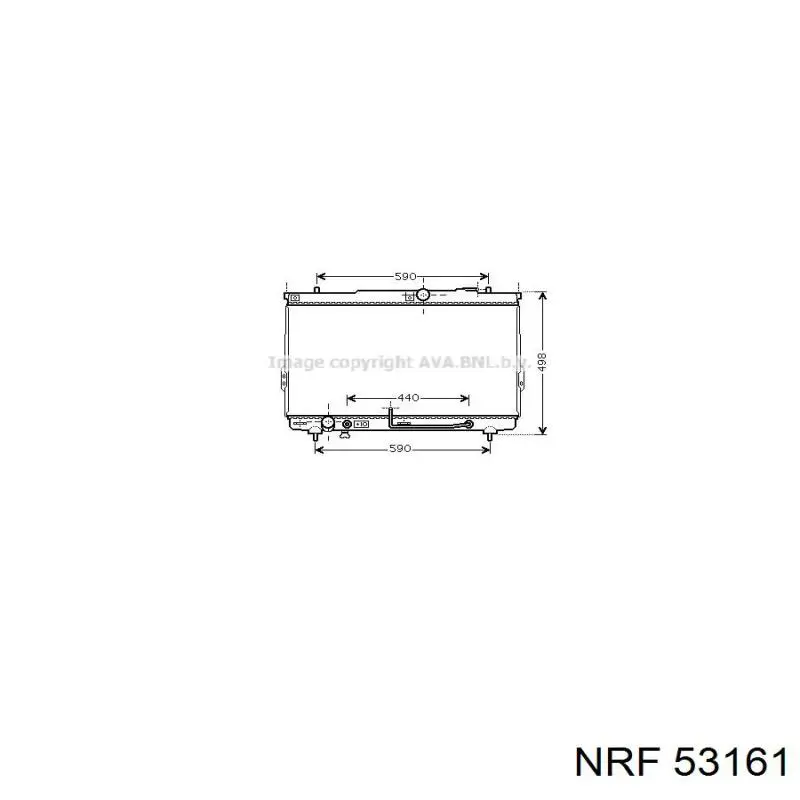 Радіатор основний NRF 53161 ціна, від 142.60 USD