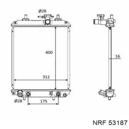 Радіатор основний Nissens 617549 ціна, від 174.51 USD