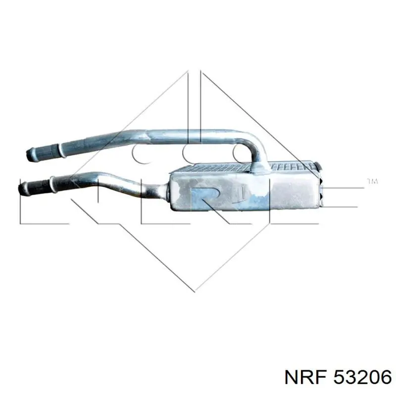 53206 NRF радіатор пічки (обігрівача)