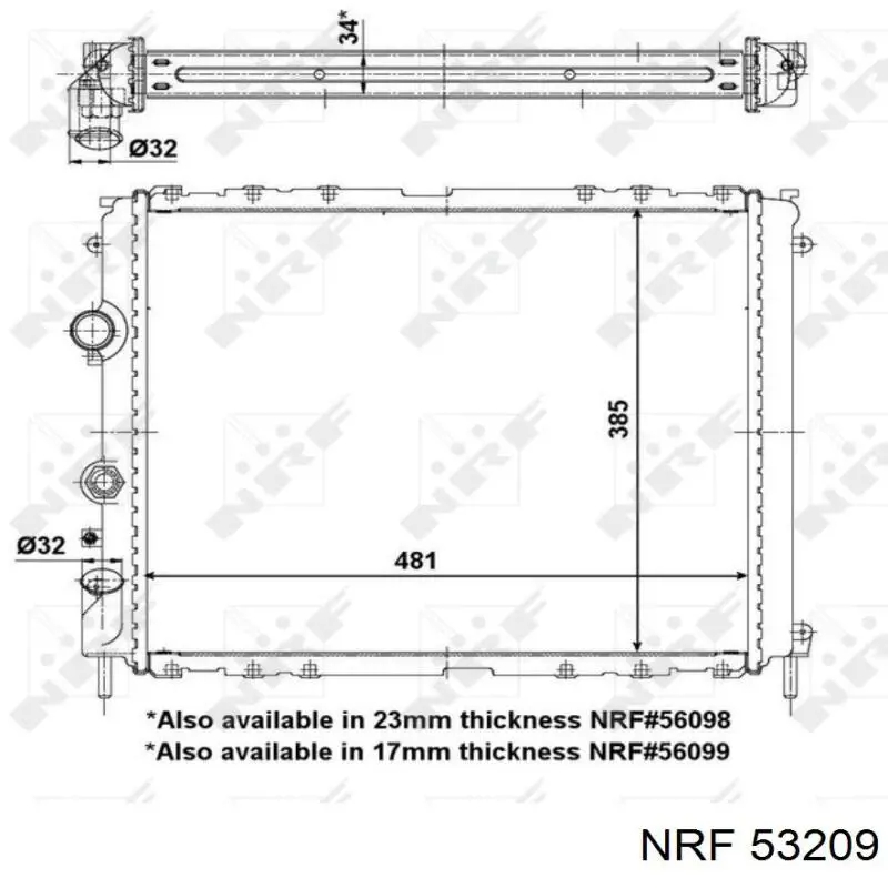 Радіатор основний Renault (RVI) 8660000436 ціна, від 56.23 USD