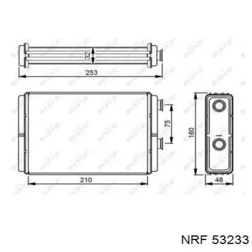 Купити 53233 NRF Теплообмінник