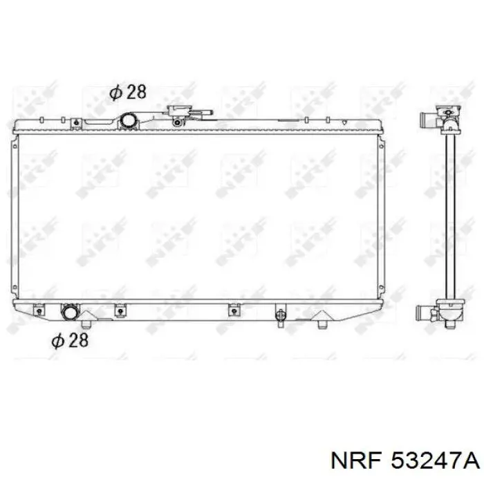Купити D7F071TT Thermotec Радіатор двигуна