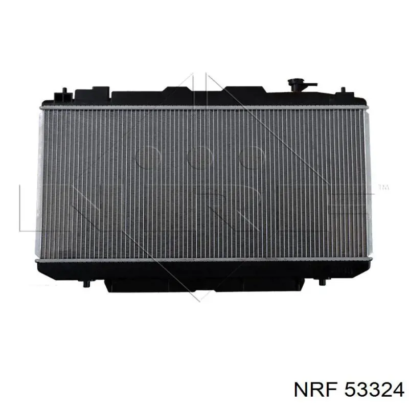 53324 NRF радіатор охолодження двигуна
