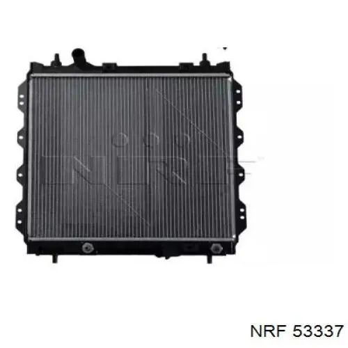 53337 NRF Радіатор охолодження двигуна