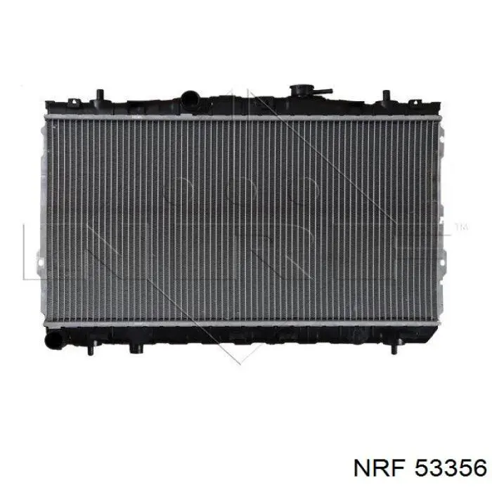 53356 NRF радіатор охолодження двигуна