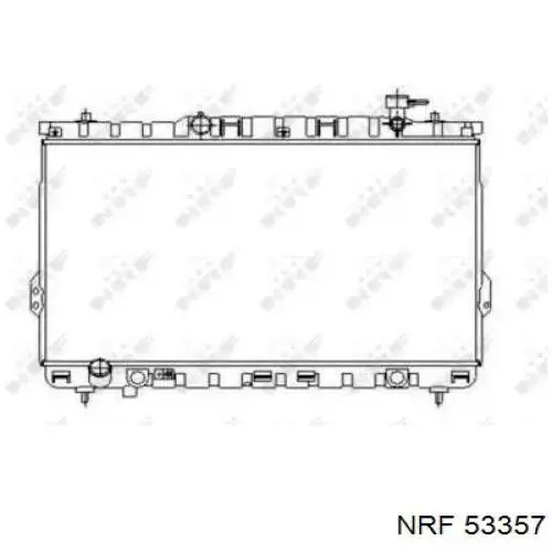 Радіатор основний NRF 53357 ціна, від 115.62 USD