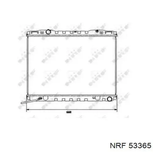 Радіатор основний NRF 53365 ціна, від 123.74 USD