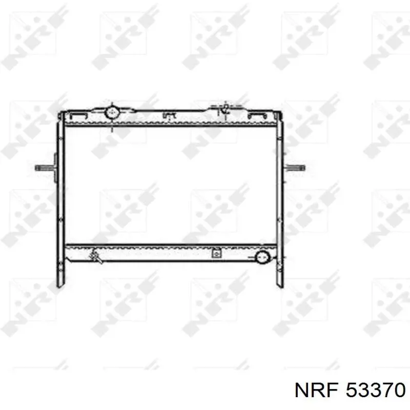 Купити 53370 NRF Радіатор двигуна