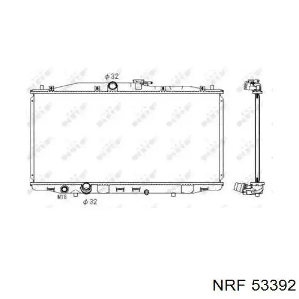 Радіатор FP30A592AV AVA