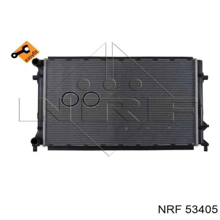 53405 NRF радіатор охолодження двигуна