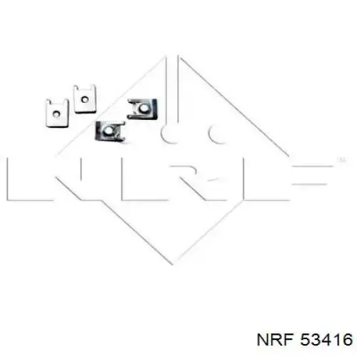 Радіатор основний NRF 53416 ціна, від 74.20 USD